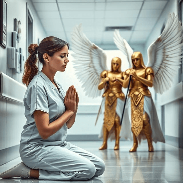Nurse with Angels